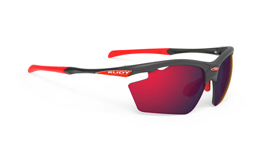 Rudy Project Agon  - Multilaser Red - Graphite - Bril