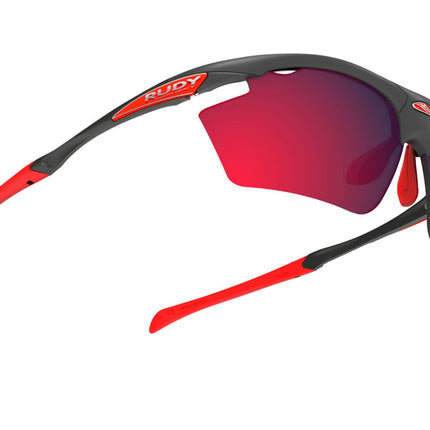 Rudy Project Agon  - Multilaser Red - Graphite - Bril
