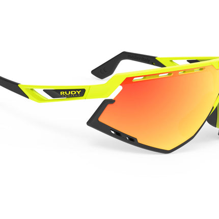 Rudy Project Defender - Multilaser Orange - Yellow Fluo Gloss / Bumpers Black - Bril