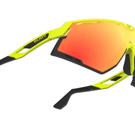 Rudy Project Defender - Multilaser Orange - Yellow Fluo Gloss / Bumpers Black - Bril