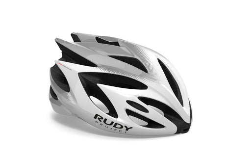 Rudy Project Helm Rush  Wit - Silver (Shiny) - Visor - Free Pads Included  - S 51-55 - Helm