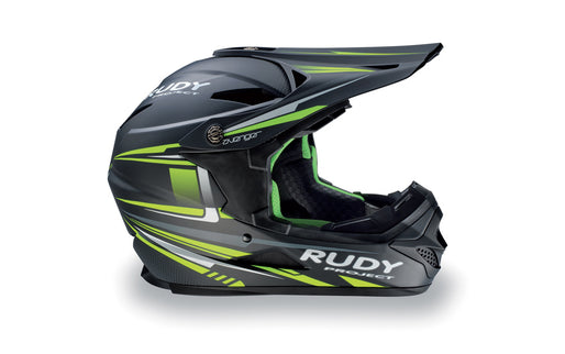 Rudy Project Helm Avenger Titanium/Lime Matte - Visor Included  - L 58-61 - Helm