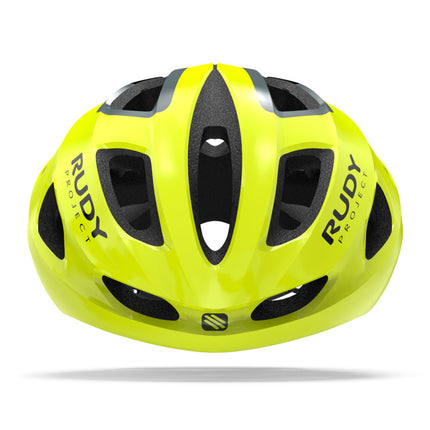 Rudy Project Helm Strym Yellow Fluo (Shiny) - Free pads +bug stop - L 59-61 - Helm