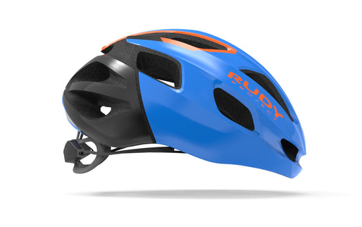 Rudy Project Helm Strym Blue - Orange (Shiny) - Free pads +bug stop - S-M 55-58 - Helm