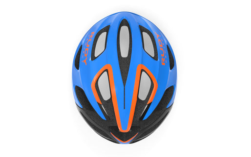 Rudy Project Helm Strym Blue - Orange (Shiny) - Free pads +bug stop - S-M 55-58 - Helm