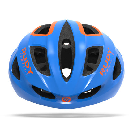 Rudy Project Helm Strym Blue - Orange (Shiny) - Free pads +bug stop - L 59-61 - Helm