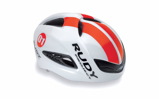Rudy Project Helm Boost 1 Wit - Red Fluo Shiny - S-M 54-58 - Helm