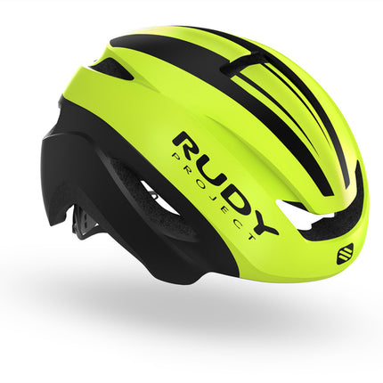 Rudy Project Helm Volantis Yellow Fluo - Black (Matte) - Free pads - S-M 54-58 - Helm