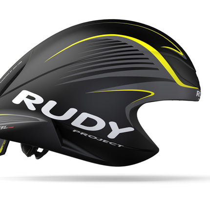 Rudy Project Helm Wing57 Black-Yellow Fluo Matte - Visor Included  - S-M 54-58 - Helm