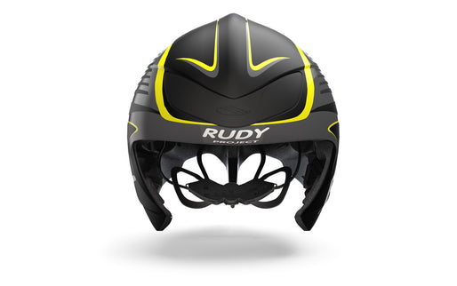 Rudy Project Helm Wing57 Black-Yellow Fluo Matte - Visor Included  - S-M 54-58 - Helm