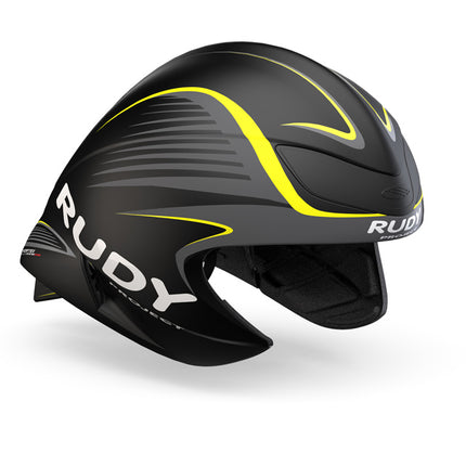 Rudy Project Helm Wing57 Black-Yellow Fluo Matte - Visor Included  - S-M 54-58 - Helm