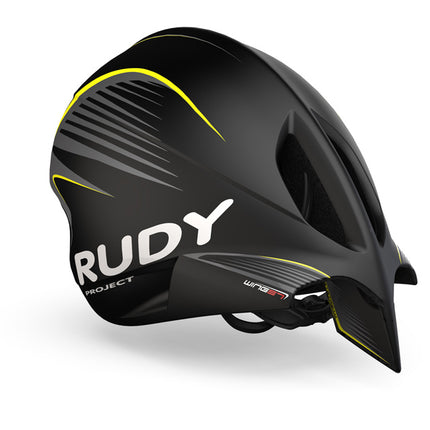 Rudy Project Helm Wing57 Black-Yellow Fluo Matte - Visor Included  - S-M 54-58 - Helm