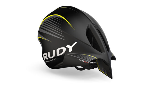 Rudy Project Helm Wing57 Black-Yellow Fluo Matte - Visor Included  - S-M 54-58 - Helm