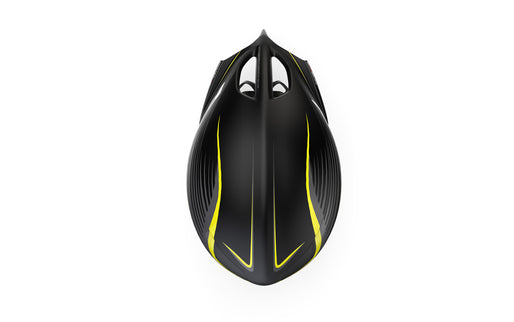 Rudy Project Helm Wing57 Black-Yellow Fluo Matte - Visor Included  - S-M 54-58 - Helm