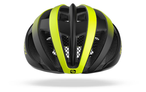 Rudy Project - Helmet Venger Road Yellow Fluo - Black (Matte) -  Pads + Bug Stop - S 51-55