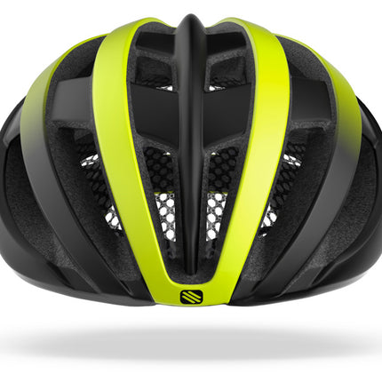 Rudy Project - Helmet Venger Road Yellow Fluo - Black (Matte) -  Pads + Bug Stop - S 51-55