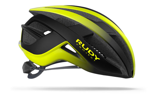 Rudy Project - Helmet Venger Road Yellow Fluo - Black (Matte) -  Pads + Bug Stop - S 51-55