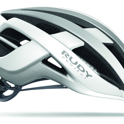 Rudy Project Venger Road  White - Silver (Mat) pads + Bug Stop  M 55-59 cm-Helm