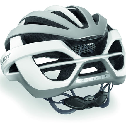 Rudy Project Venger Road  White - Silver (Mat) pads + Bug Stop  M 55-59 cm-Helm