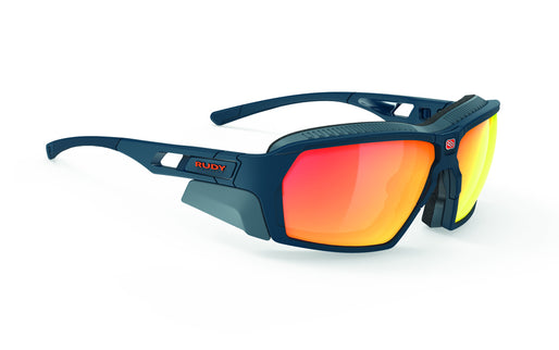 Rudy Project Sungl. Agent Q  Blue Navy/ Avio Matte Multilaser Orange -Bril