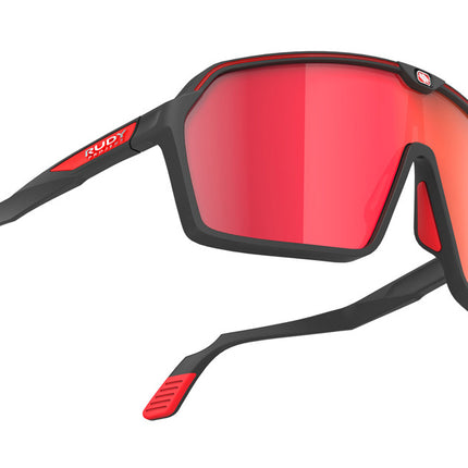 Rudy Project Spinshield Multilaser Red Black Matte-Bril