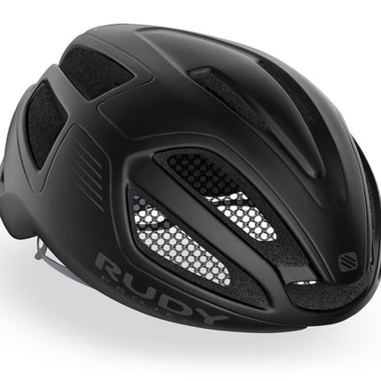 Rudy Project Spectrum Black (Mat) pads + Bug Stop + Pouch  L 59-63 cm-Helm