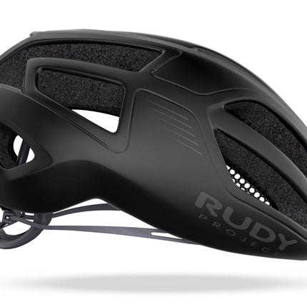 Rudy Project Spectrum Black (Mat) pads + Bug Stop + Pouch  L 59-63 cm-Helm