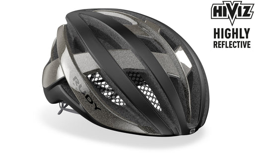 Rudy Project Venger Reflective Road Gun Mat - (Shiny) pads + Bug Stop  L 59-63 cm-Helm