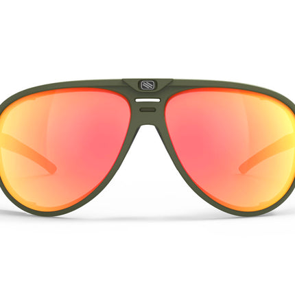 Rudy Project Stardash Multilaser Orange Olive Matte-Bril