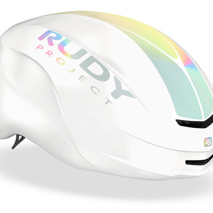 Rudy Project Nytron Pro White Iridiscent (Mat)  L 59-61 cm-Helm