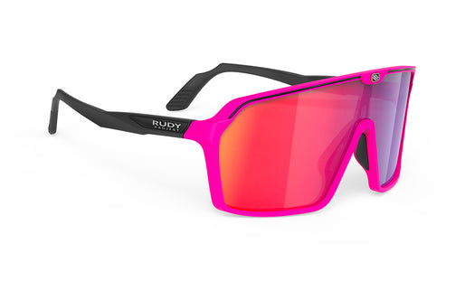 Rudy Project Spinshield Multilaser Red Pink Fluo / Black Matte - Bril