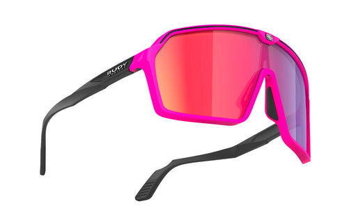 Rudy Project Spinshield Multilaser Red Pink Fluo / Black Matte - Bril