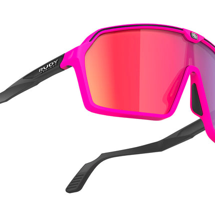 Rudy Project Spinshield Multilaser Red Pink Fluo / Black Matte - Bril