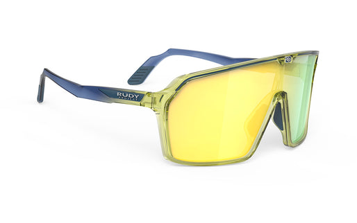 Rudy Project Spinshield Multilaser Yellow Crystal Blue Avio /Apple Green Fade Gloss - Bril