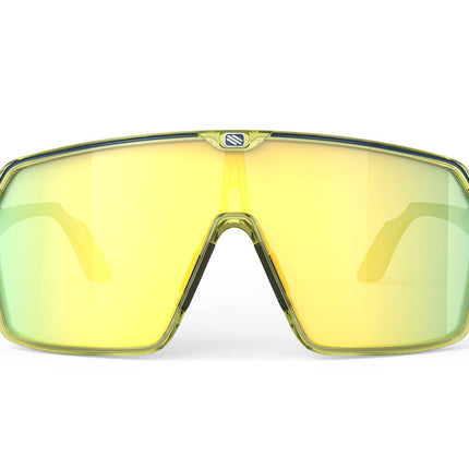 Rudy Project Spinshield Multilaser Yellow Crystal Blue Avio /Apple Green Fade Gloss - Bril