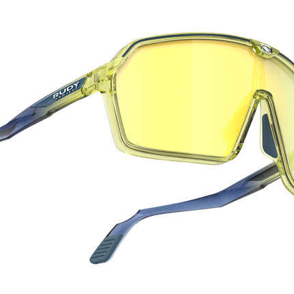 Rudy Project Spinshield Multilaser Yellow Crystal Blue Avio /Apple Green Fade Gloss - Bril