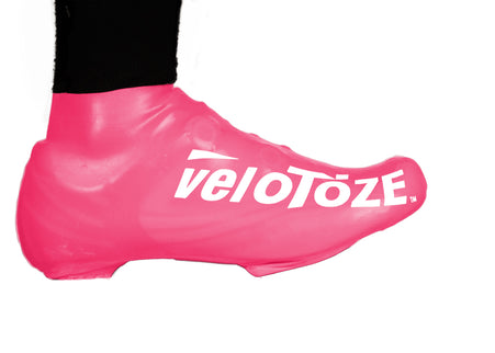 veloToze Short Shoe Cover/Road - Pink -  Small/Medium - Overschoenen