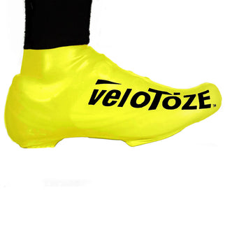 veloToze Short Shoe Cover/Road - Viz- Yellow -  Large/XL - Overschoenen