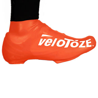 veloToze Short Shoe Cover/Road - Viz- Orange -  Large/XL - Overschoenen