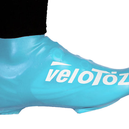veloToze Short Shoe Cover/Road - Blue -  Small/Medium - Overschoenen