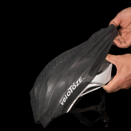 VeloToze Helmet Cover Black -  One Size - Helmhoes