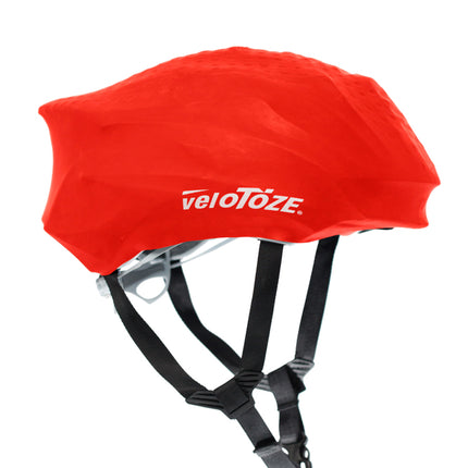VeloToze Helmet Cover Red -  One Size - Helmhoes