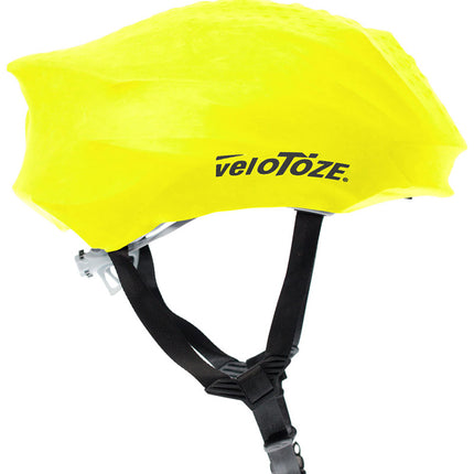 VeloToze Helmet Cover Viz-Yellow -  One Size - Helmhoes