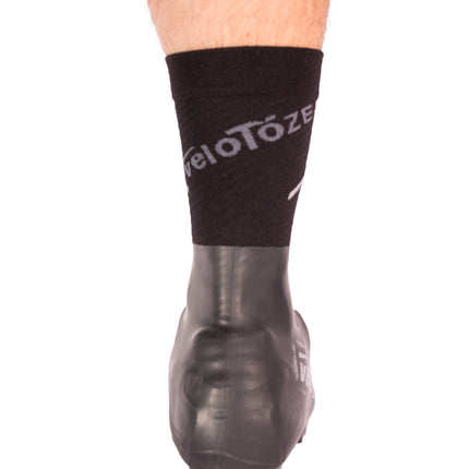 veloToze Short Shoe Cover - Gravel/MTB Black -  Small - Overschoenen