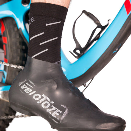 veloToze Short Shoe Cover - Gravel/MTB Black -  Medium - Overschoenen