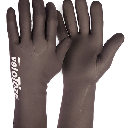veloToze Waterproof Cycling Glove - Black -  X-Small - Handschoenen