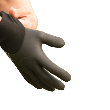 veloToze Waterproof Cycling Glove - Black -  Small - Handschoenen