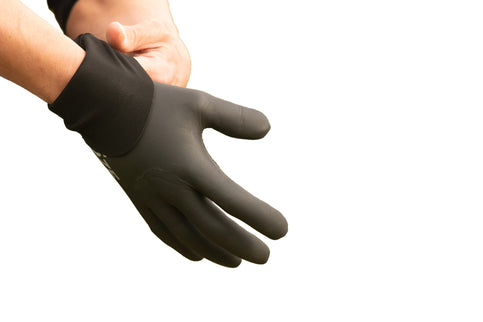 veloToze Waterproof Cycling Glove - Black -  Medium - Handschoenen