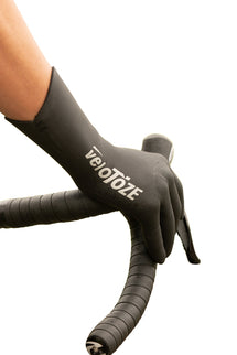 veloToze Waterproof Cycling Glove - Black -  Large - Handschoenen