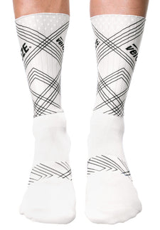 veloToze Aero Sock - White -  Small/Medium - Sokken